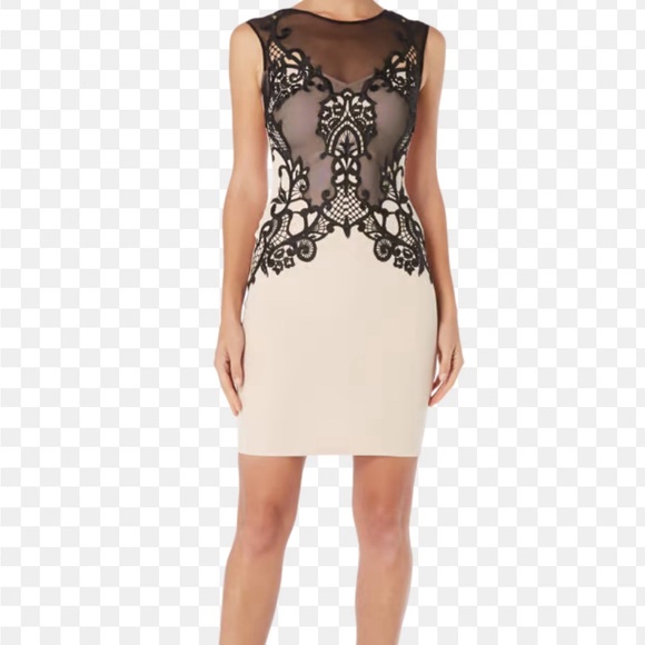 Lipsy London lace edge silhouette dress - Picture 1 of 6